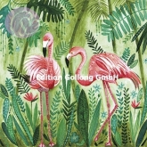 Postkarte Flamingos