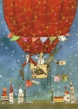 20 Silke Leffler-Weihnachtspostkarten, sortiert