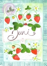 06/ Postkarte Juni, Blumen