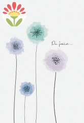 Klappkarte Du fehlst ...