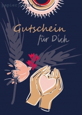 Postkarte Gutschein für Dich, christliche Fest