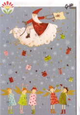 Klappkarte Adventskalender Himmelsreiter