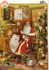 Klappkarte Adventskalender Wunschzettel