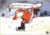 Adventskalender Schlittschuh