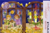 Leuchtender Adventskalender Kinder mit Weihnachtskrippe