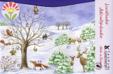 Leuchtender Adventskalender Winterlandschaft