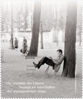 Brillenputztuch Die unwesentlichen Dinge