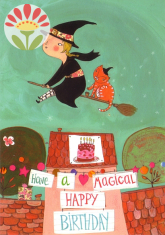 Postkarte Have a Magical Happy Birthday