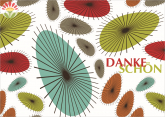 Poskarte Dankeschön, Linie+Form