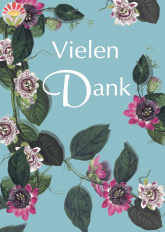 Poskarte Vielen Dank, Lotusblume