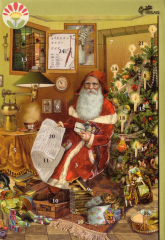 Klappkarte Adventskalender Wunschzettel