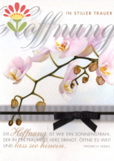 Klappkarte In stiller Trauer, Hoffnung