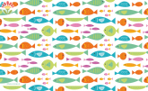 Frühstücksbrettchen Bunte Fische