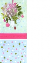 Geschenkkarte Weihnachtsgrün