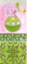 Geschenkkarte Weihnachtskugel