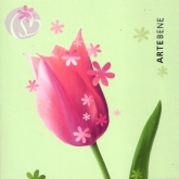 Geschenkkarte Tulpe, pink