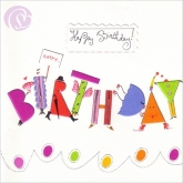 Klappkarte Happy Birthday