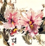 Zhen, Lian - Postkarte Orchids