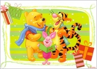 Postkarte Winnie the Pooh