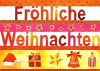 Postkarte Fröhliche Weihnachten