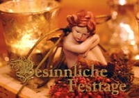 Postkarte Besinnliche Festtage