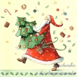 Postkarte Weihnachtsmann