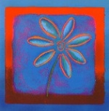 Postkarte Blume