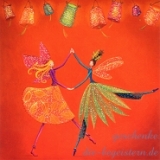 Postkarte Tanzende Elfen