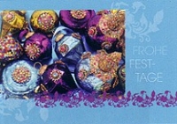 Postkarte Frohe Festtage