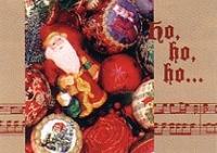 Postkarte Weihnachtsmann