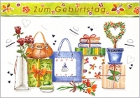 Klappkarte Zum Geburtstag