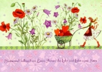 Postkarte Blumenduft