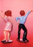 Wackelkarte Disco