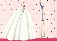 Postkarte Wedding Day