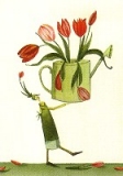 Klappkarte Tulpen