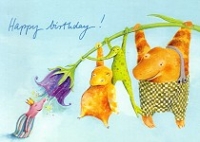 Postkarte Happy birthday