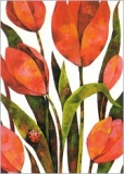 Postkarte Tulpen