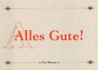 Postkarte Alles Gute