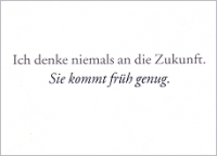 Postkarte Zukunft