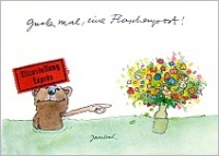 Postkarte Guck mal, eine Flaschenpost