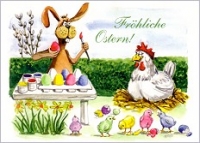 Postkarte Fröhliche Ostern