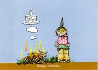 Postkarte Happy Birthday