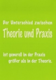 Postkarte Theorie & Praxis