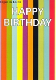 Klappkarte Candy Stripe Birthday