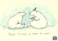 Klappkarte Thought Id make an effort this year