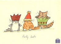 Klappkarte Party hats