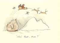 Klappkarte Whos that, mum ?