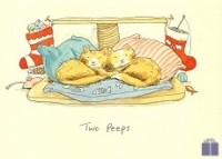 Klappkarte Two Peeps
