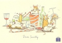 Klappkarte Drink Sensibly