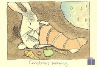 Klappkarte Christmas morning